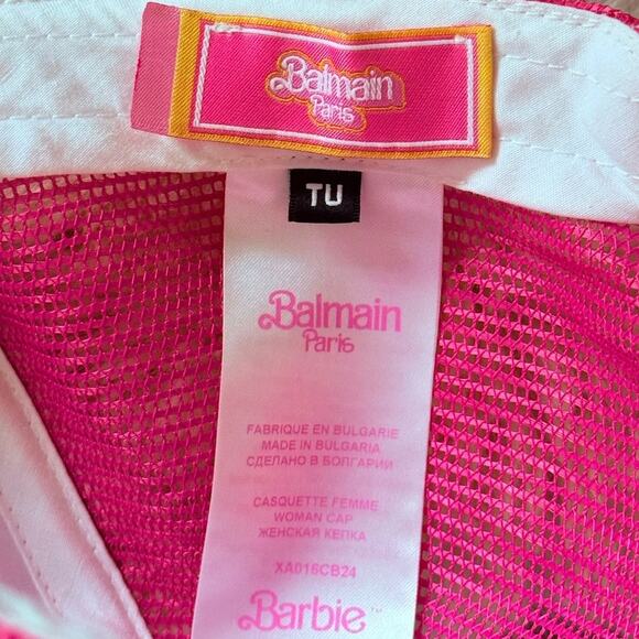 Mattel Creations Balmain X Barbie Movie White Cap‎ RARE - Picture 6 of 6